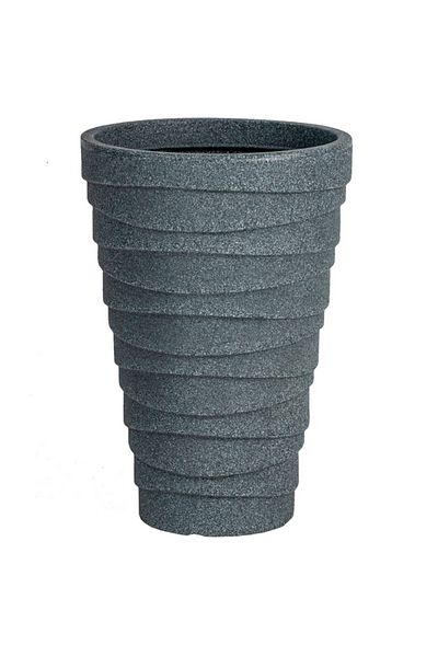 Strata وعاء زراعي خارجي متوسط الحجم من تروجان 56 × 38 سم GN565-ASH