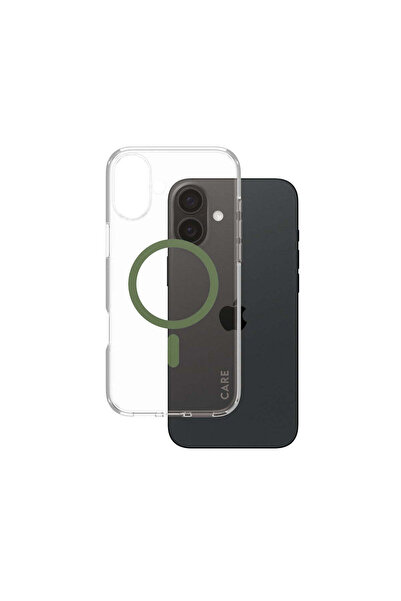Panzer Glass Telefonul emblematic CARE Yeşil cu MagSafe iPhone 16 Plus