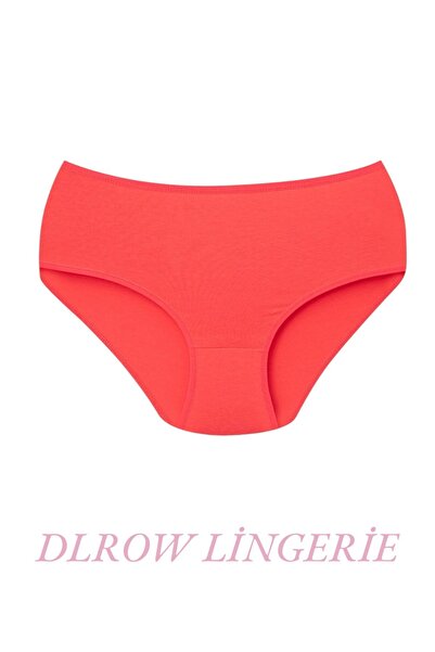 DLROW Chiloți uni cu talie înaltă pentru femei, pachet de 6
