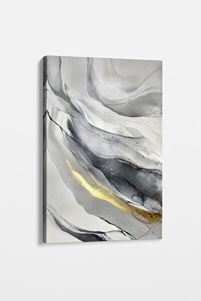 TabloShop Gri Ufuk Soyut Tablo