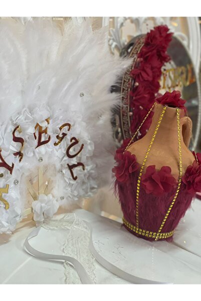 Online Gelin Def gelin Yelpazesi testi isimli kına gecesi 3'lü set