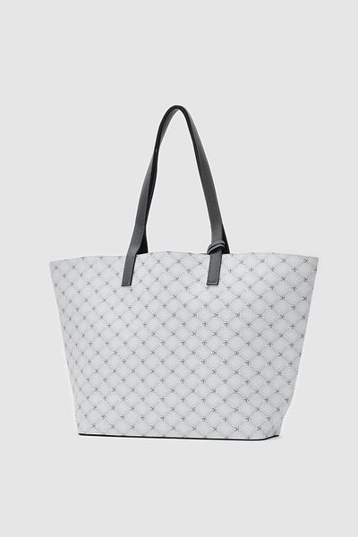 Shule Bags Geantă de umăr albă Thepe cu portofel