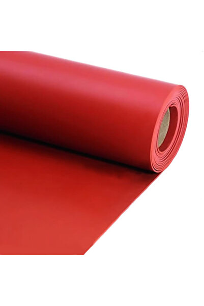 Demiriz SİLİKON LEVHA KIRMIZI 1 MM (EN: 1 MT BOY: 0,5 MT)