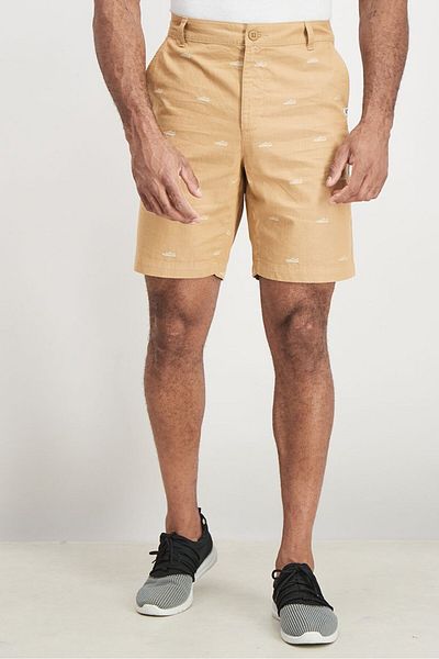 Puma Men Sportswear Fit Belt Loops Tennis Short, Dark Khaki