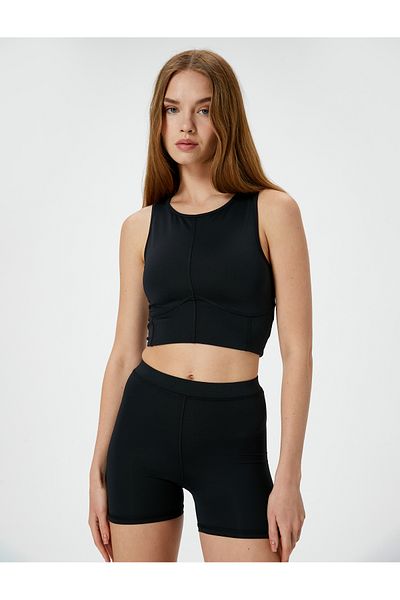 Koton Kurze Sport-Leggings mit normaler Taille und schmaler Passform
