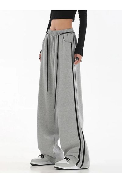 DEEFWEAR Y2k Black Knitted Pants Tracksuit