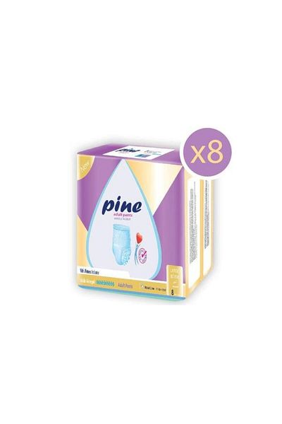 Pine Large 8X8 Pine Panty Diapers