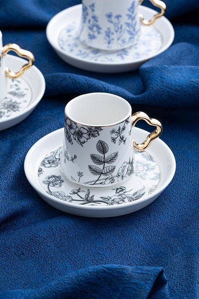 ACAR Mila Coffee Cup Set for 6 People - 90 ml