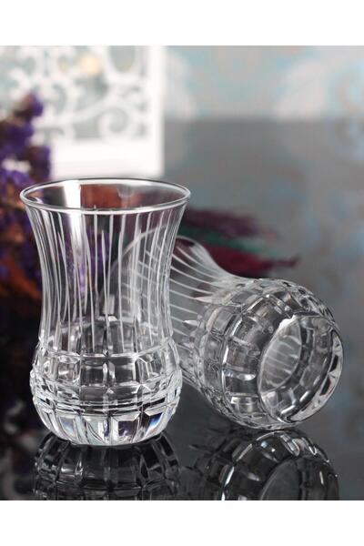 Kikovski 6 lı Klasik Boy Çay Bardağı Takımı- MedCezir Dekor