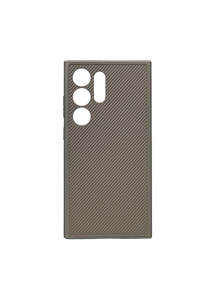 Nettech Samsung Galaxy S24 Ultra Compatible Nt-N039 Patterned Luxury Back Protection Case - Gray