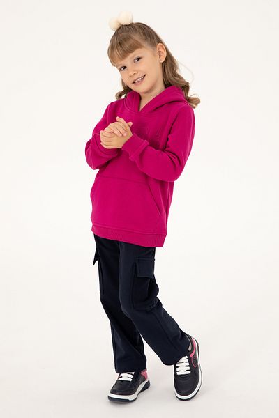 U.S. Polo Assn. Girl's Navy Blue Pocketed Sweatpants 50297440-Vr033