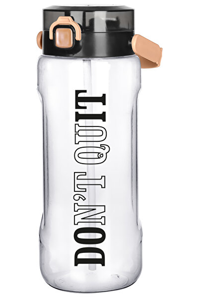 Emofom Watermode 2 Liter - Sports Water Bottle with Straw 2000 ml Motivation Giant Water Bottle Gym Water Bottle