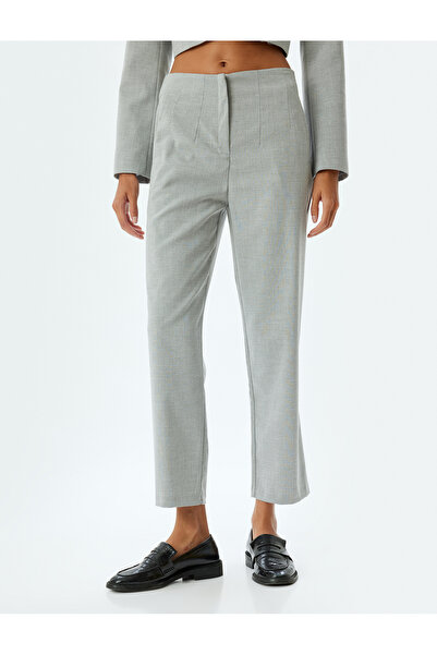 Koton Standart Bel Slim Fit Cepli Cigarette Pantolon