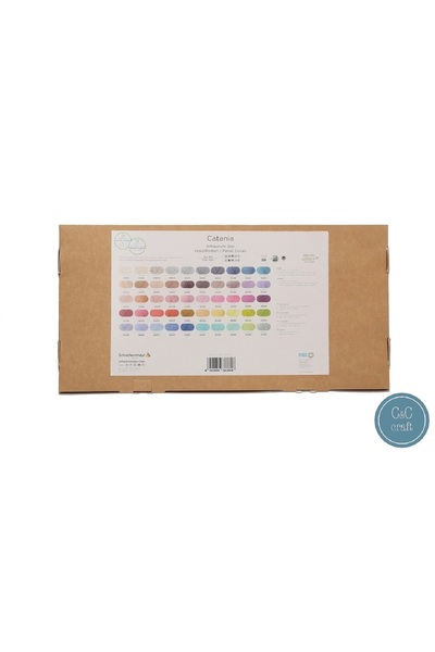 Schachenmayr Catania Amigurumi Ball Set Pastel Colors (50 Pieces 20Gr Balls)