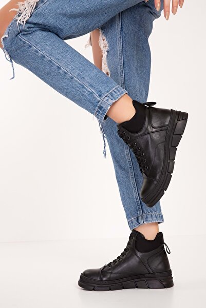 Gondol Hakiki Deri Günlük Kısa Bot Alpx.176