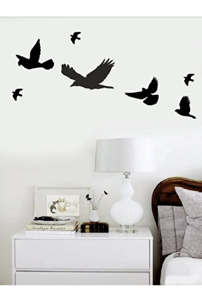 Wooden Decorative Bird 7pcs Set