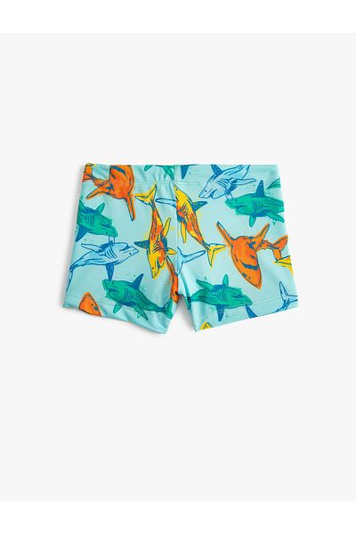 Koton Fürdőruha Shark nyomott nyakkendő derék