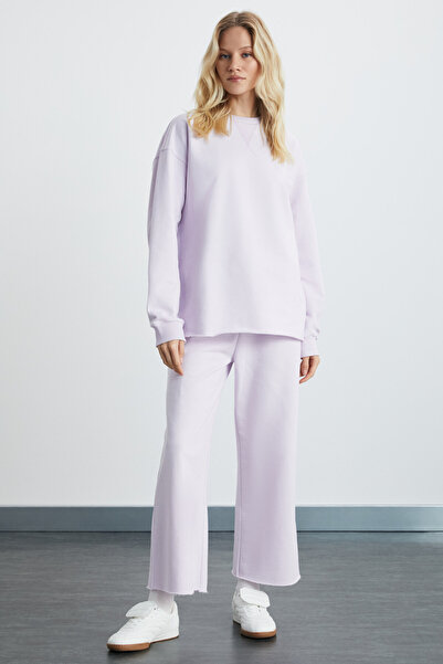 GRIMELANGE Venus Women's Light Lilac Tracksuit Set