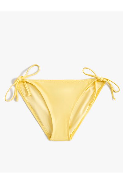 Koton Brasilianisches Bikinihöschen mit Bindedetail – Basic an den Seiten