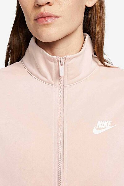 Nike W Essntl Pqe Trk Suit Kadın Eşofman Takım DD5860-601-PEMBE
