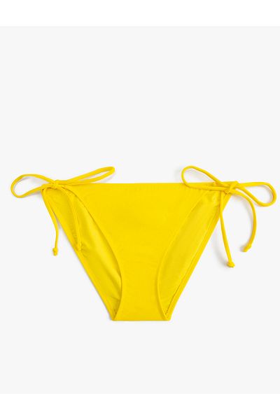 Koton Brasilianische Basic-Bikinihose mit seitlichem Bindedetail