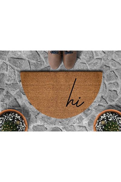 DefLife Home Hi Half Moon Door Mat / Koko Mat