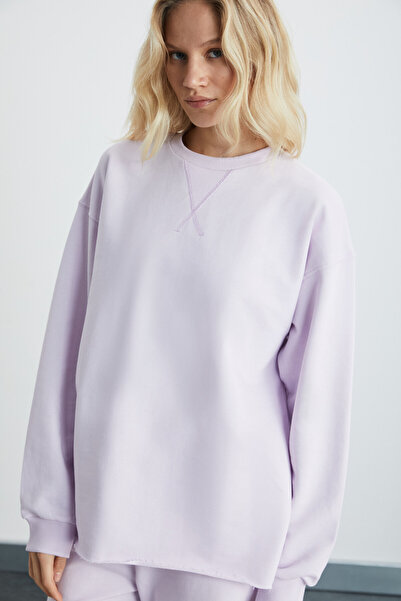 GRIMELANGE Venus Women's Light Lilac Tracksuit Set