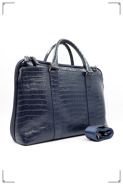 Derimo Leather حقيبة كمبيوتر محمول وحقيبة من الجلد الطبيعي