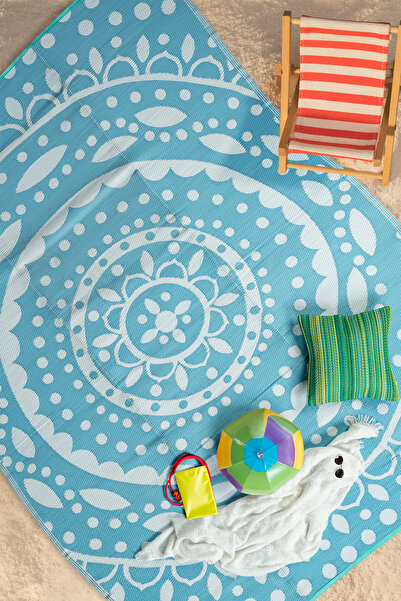 Konfor Halı Savana XL Plaj Kamp Karavan Piknik Bahçe Halısı Balkon Teras Hası...