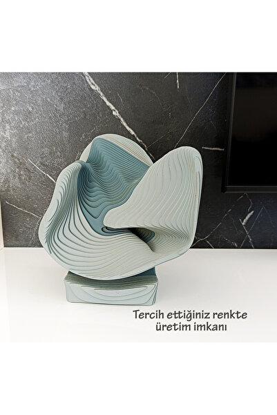 ZMapDesign Geometrik Soyut Heykel – Modern Mekanlar için Sanatsal Dokunuş