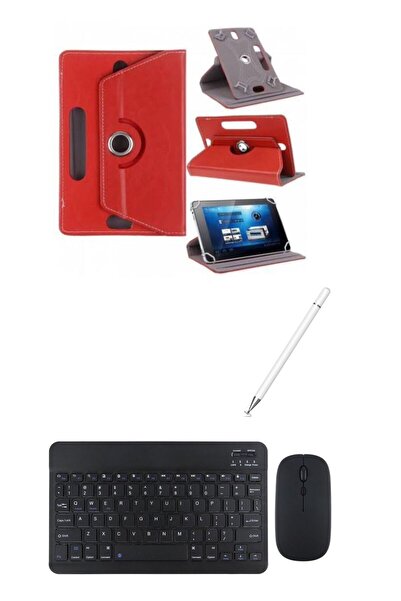 corcishop Huawei MatePad Se 11'2024  Uyumlu Kılıf Bluetooth Klavye Dokunmatik...