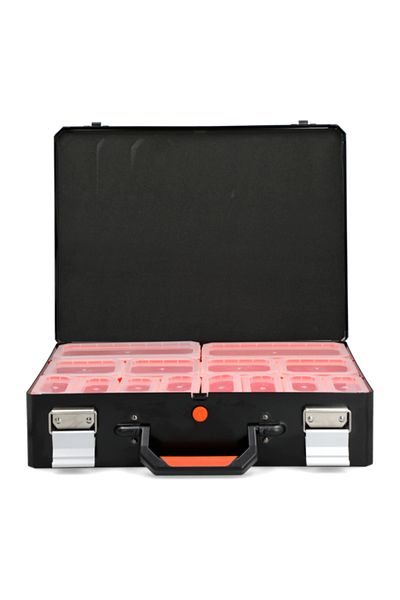 Tactix Steel Organiser Case with Comfort-Grip Handle 42.6 x 32.4cm