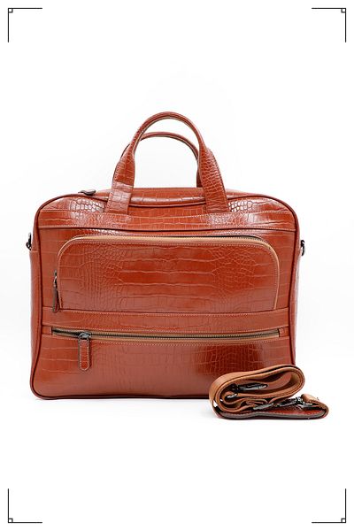Derimo Leather حقيبة جلدية أصلية وحقيبة كمبيوتر محمول
