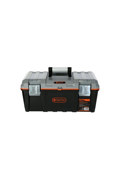 Tactix Steel Latches Top Handle Plastic Tool Box 21inch 320316