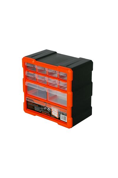 Tactix 12-Drawer Cabinet Plastic Storage Box 320630