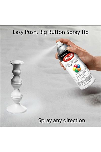 Krylon طلاء رش وبرايمر Colormaxx شبه لامع 12 أونصة K05580007