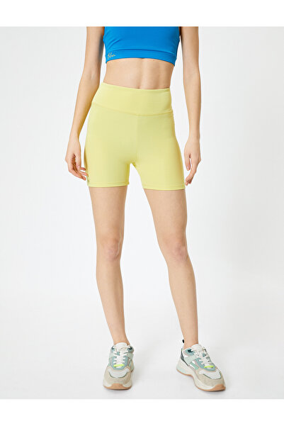 Koton Spor Biker Tayt Standart Bel Slim Fit