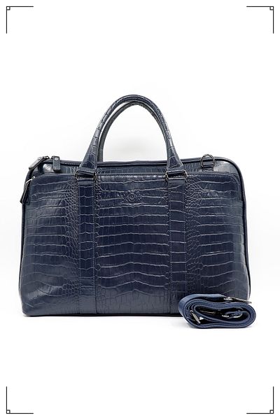 Derimo Leather حقيبة كمبيوتر محمول وحقيبة من الجلد الطبيعي