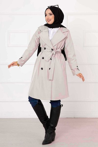 EBRUTESETTÜR Lined Chain Trench - Accessory Detailed
