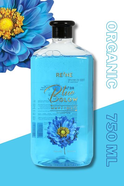 Reine Blue Sparkle Organic Shower Gel - 750 ml