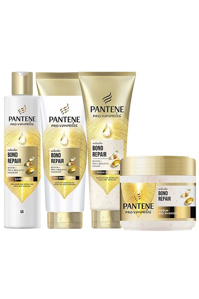 Pantene Bond Repair Shampoo 250 ml + Conditioner 160 ml + Intensive Application 150 ml + Mask 300 ml