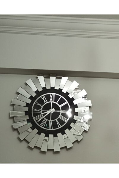 AYNADEKOR Gümüş Piyano Saat