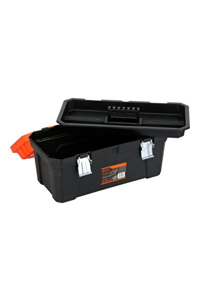 Tactix Heavy Duty Plastic Tool Box with Snap Shut Latch 22.5inch