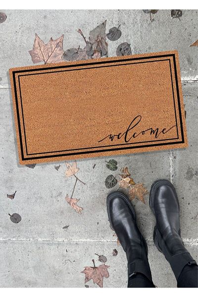 DefLife Home Welcome 40x70cm Door Front Koko Mat
