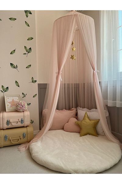 PAMUKA Basic Baby Pink Tulle Mosquito Net