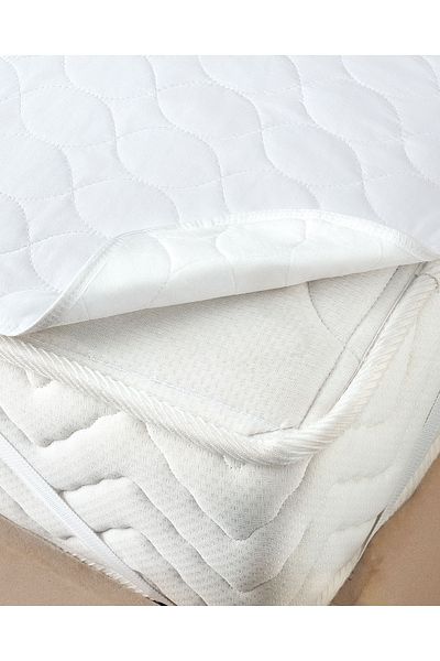 Madame Coco مرتبة سرير مزدوجة مبطنة - أبيض