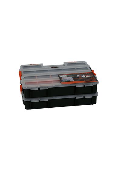 Tactix 2-Piece Multi-Compartment Tool Organisers with Separators