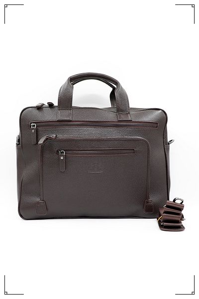Derimo Leather حقيبة جلدية أصلية وحقيبة كمبيوتر محمول