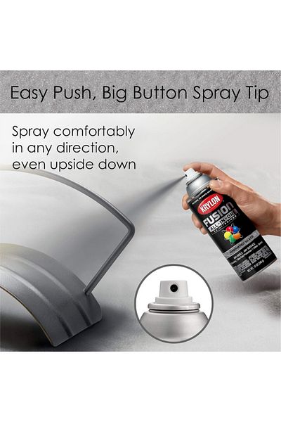 Krylon Fusion All-In-One Rust Resistant Spray Paint 12oz K02788007