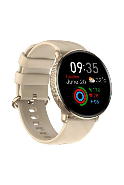 Zeblaze Gtr 3 Pro - Şampanya Altını Akıllı Saat, Corning® Gorilla® Glass, Uyumlu Ultra Hd Amoled Ekran